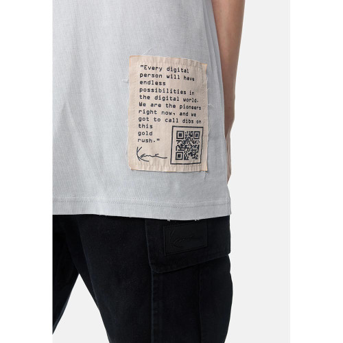 Karl Kani Unisex κοντομάνικη μπλούζα Small Signature Destroyed Tee